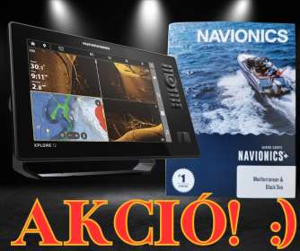 ÚJ!!!! Humminbird XPLORE 12x CMSI+ AJÁNDÉK : Navionics+ EU646L vagy EU643L TÉRKÉPKÁRTYÁVAL
